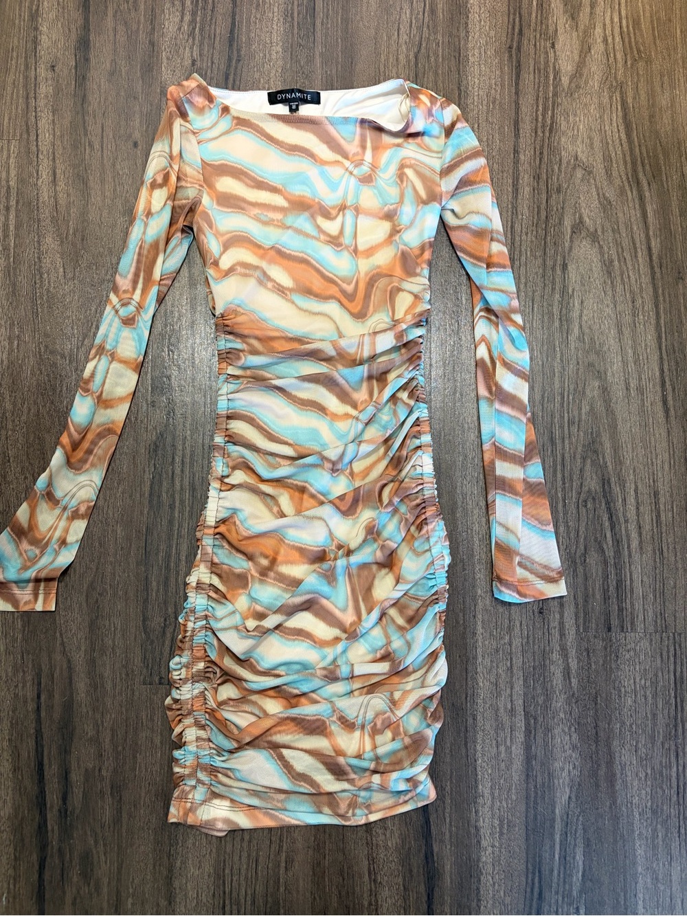 Dynamite patterned dress